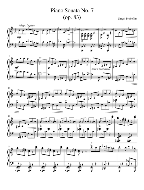 Piano Sonata No. 7 (polished edit)