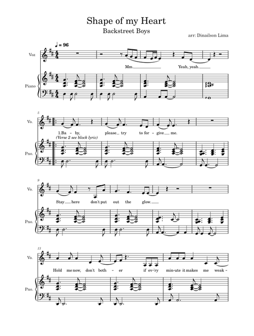 Shape of my heart – Backstreet Boys