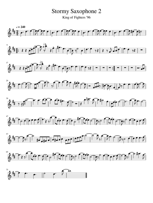 Stormy Saxophone 2