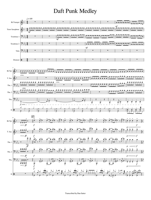 Daft punk – Pentatonix Daft punk Medley-Brass Band