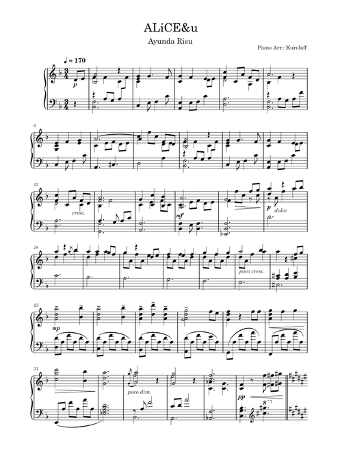 ALiCE&u - Ayunda Risu
