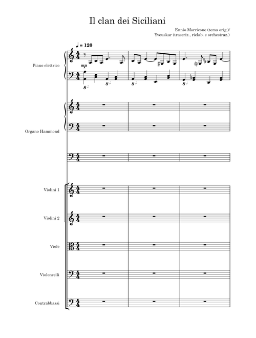 Le clan des siciliens – Ennio Morricone