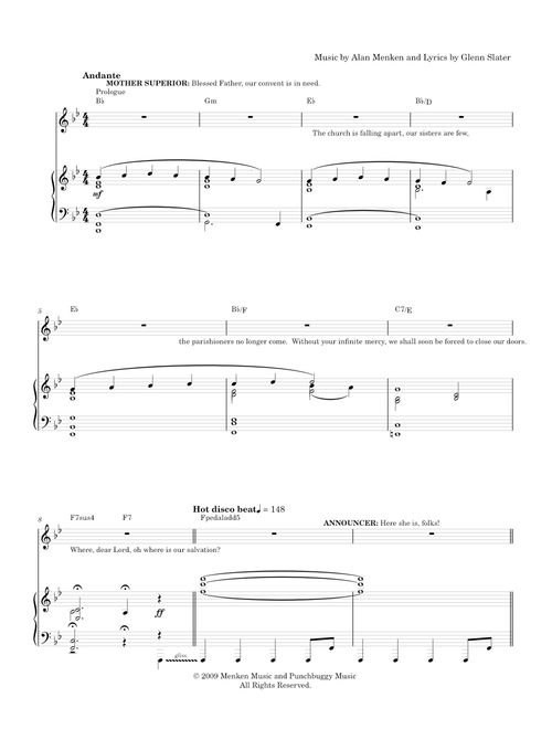 Prologue - Alan Menken (Piano Duo)