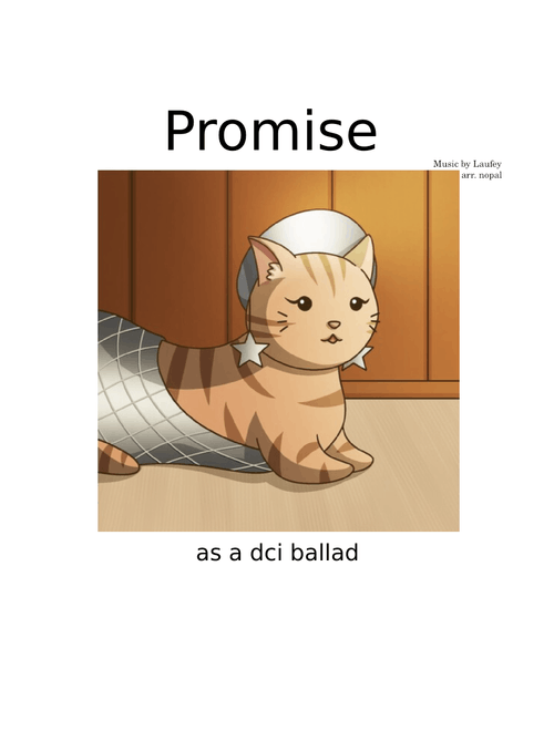 Promise – Laufey as a dci ballad