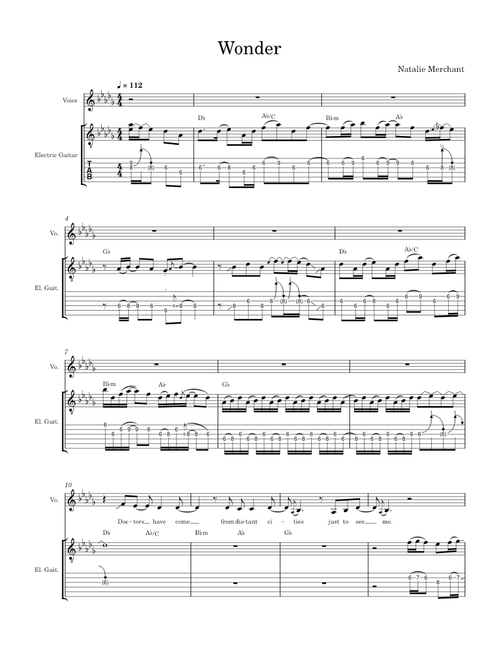 Wonder - Natalie Merchant