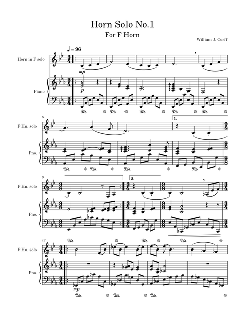 Horn Solo No. 1.0