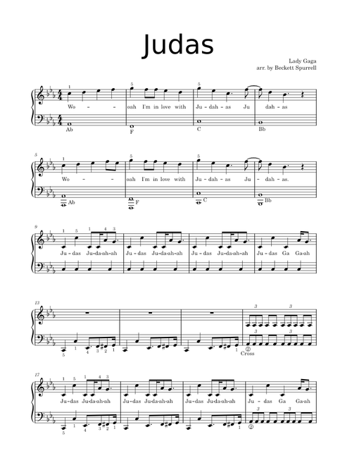 Judas – Lady Gaga