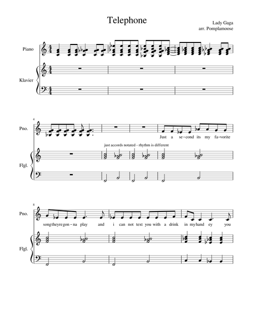 Telephone - Lady Gaga (Pomplamoose-Cover)
