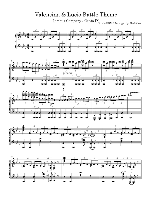 Valencina & Lucio Battle Theme by Black Cow