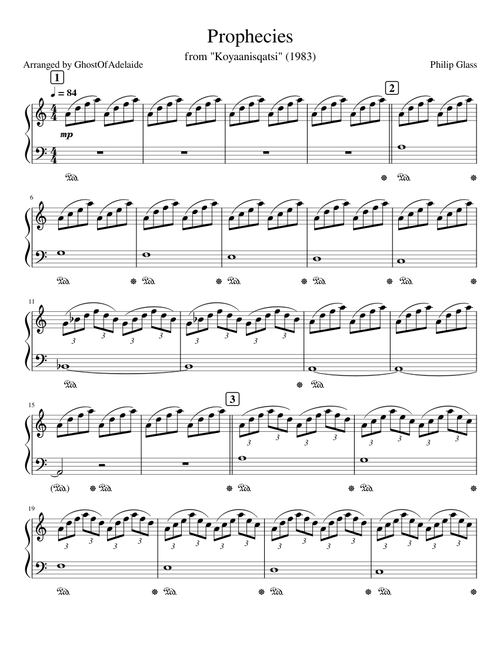 Philip Glass - Prophecies