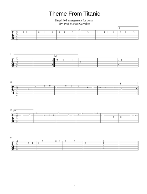 Theme From Titanic