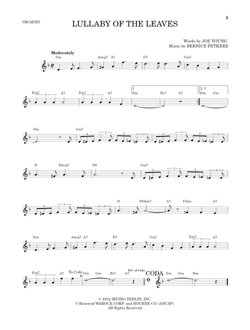 Lullaby Of The Leaves - Joe Young (Trumpet Solo)