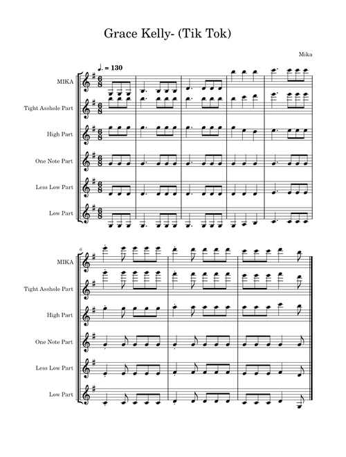 Grace Kelly Tik Tok (Trumpet)- Mika