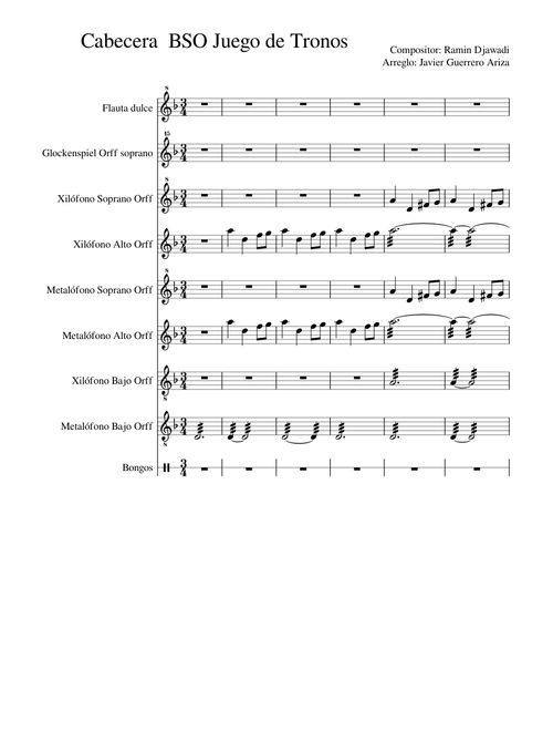 Orff - Juego de tronos