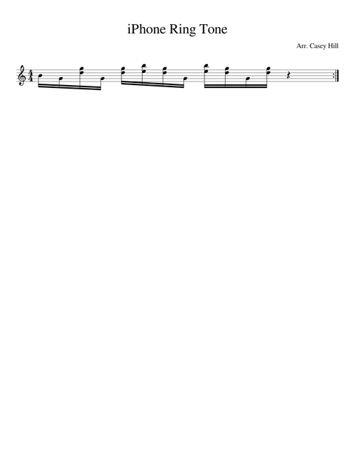 IPhone Ring Tone