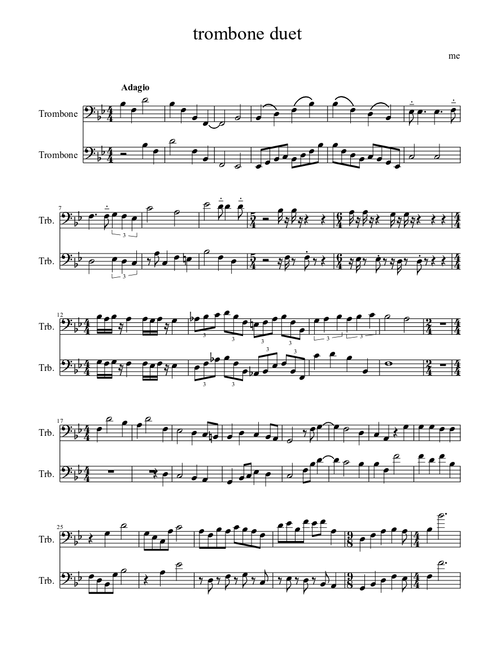 Trombone Duet