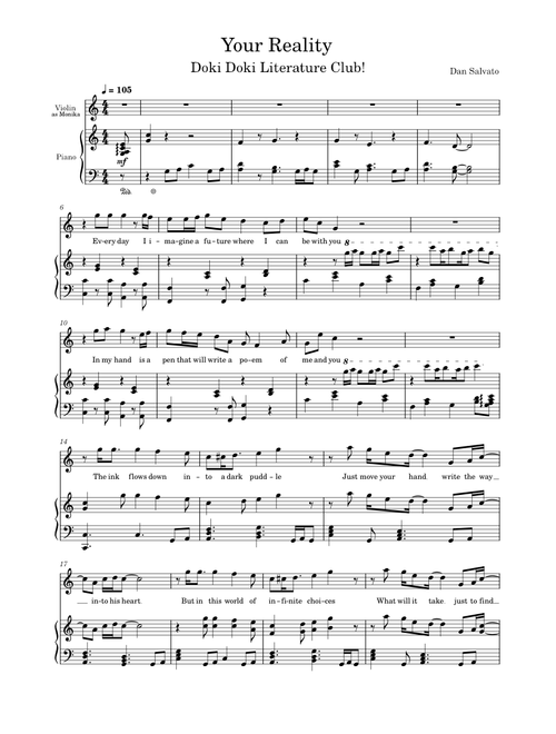 Your Reality (Piano & Violin)
