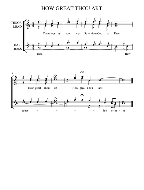 How Great Thou Art - GQ Tag