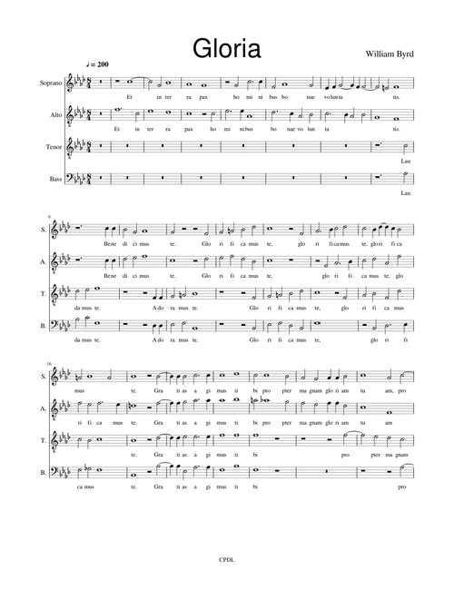 Mass for four voices - William Byrd