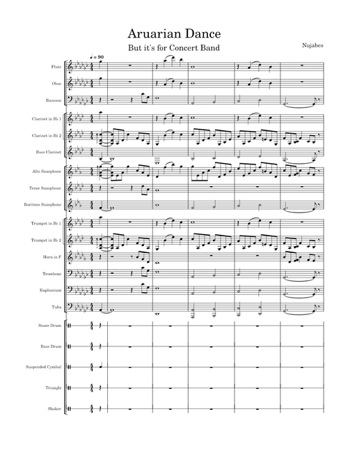 Aruarian dance – Nujabes arr. GoofyIvan