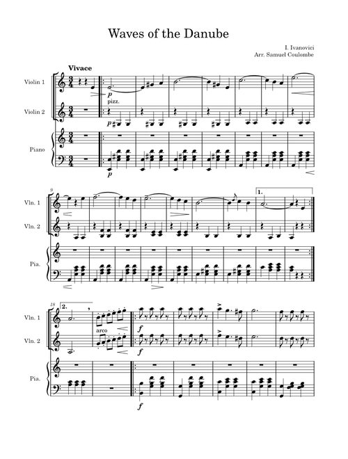 Waves of the Danube – Ion Ivanovici