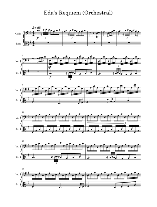 Eda's Requiem – Brad Breeck Eda's Requiem (Orchestral Cover)