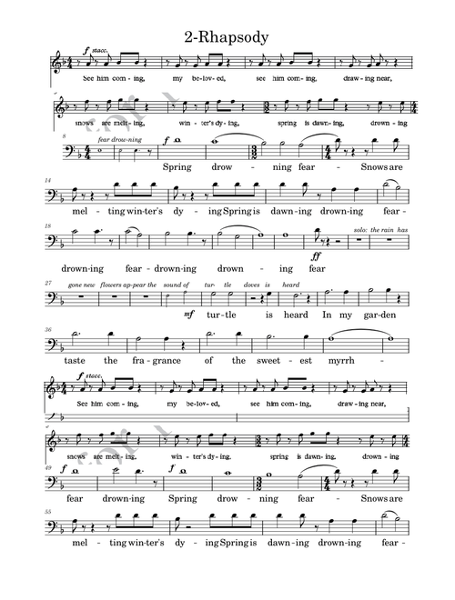 Rhapsody - Patrick Hawes