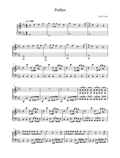 Judas – Lady Gaga