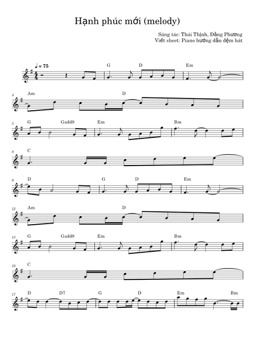 Hạnh phúc mới - Thái Thịnh