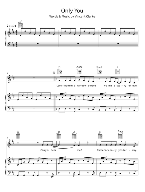 Only You - Vincent Clarke
