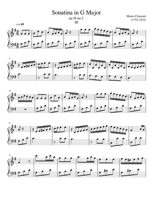 Sonatina in G Major
