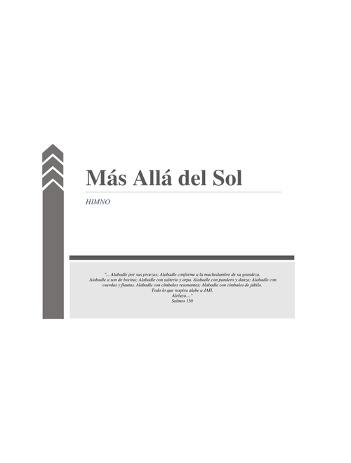 Más Allá del Sol (Arr. DiLo) - Stanilao Marino (Marching Band)