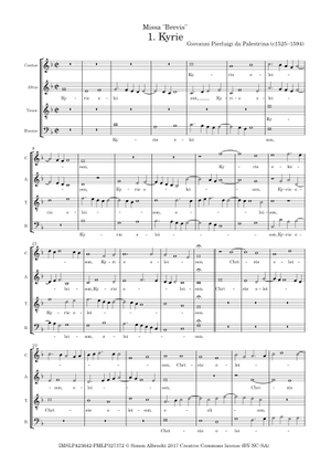 Missa brevis - Kyrie - Giovanni Pierluigi da Palestrina