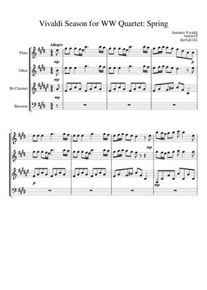 Play Official version of The four seasons - spring Sheet Music by ...