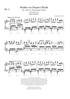 12日夜まで値下げ　絶版品　上下巻　GODOWSKY/Chopin Etudes Study No. 22 on Chopin's Étude (Op. 10 No. 12) – Leopold