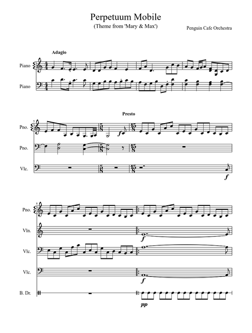 Perpetuum Mobile (Theme from Mary & Max)
