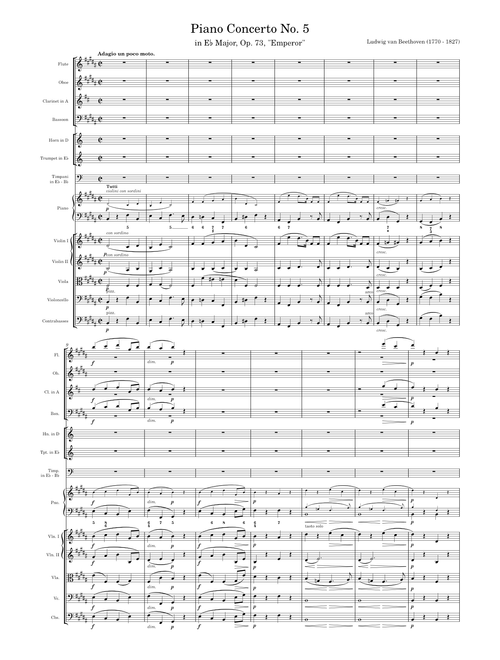 Beethoven Piano Concerto No.5, Op.73
