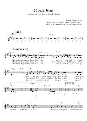I Speak Jesus – DUSTIN SMITH, ABBY BENTON, CARLENE PRINCE, JESSE REEVES ...