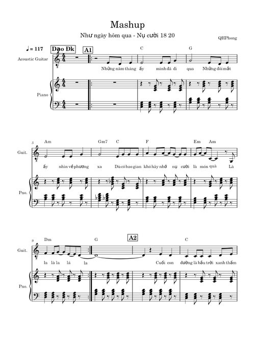Mashup Như ngày hôm qua - Nụ cười 18 20
