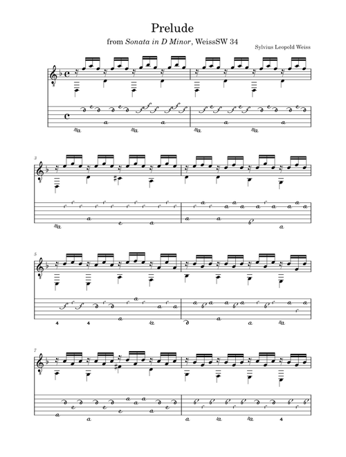 Prelude in D Minor