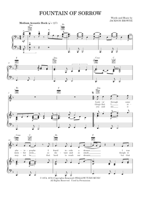 Free Jackson Browne sheet music | Download PDF or print on