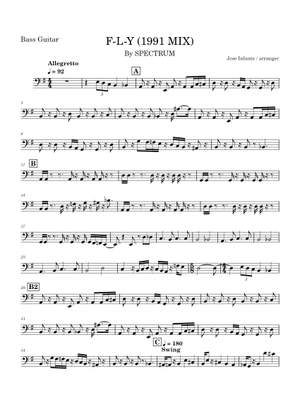 F・L・Y - スペクトラム (Spectrum) for Piano Sheet Music with