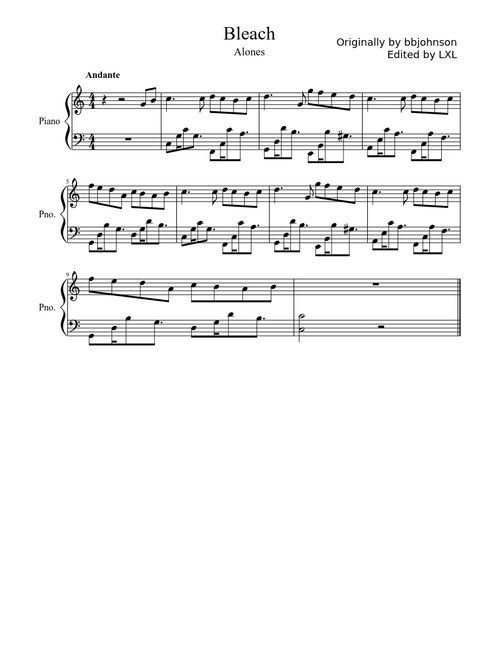 Bleach - Alones