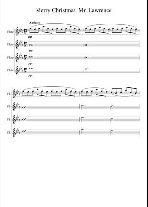 Merry Christmas Mr Lawrence(戦場のメリークリスマス) - 坂本龍一