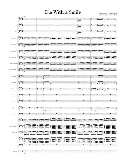 アイネム：ダントンの死　〜スタディスコア attack音D - Attack on Titan Sheet Music for Piano, Vocals