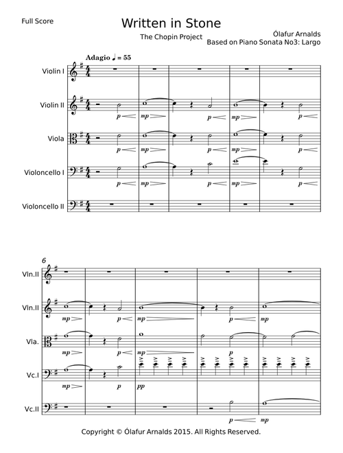 Written in Stone - Ólafur Arnalds