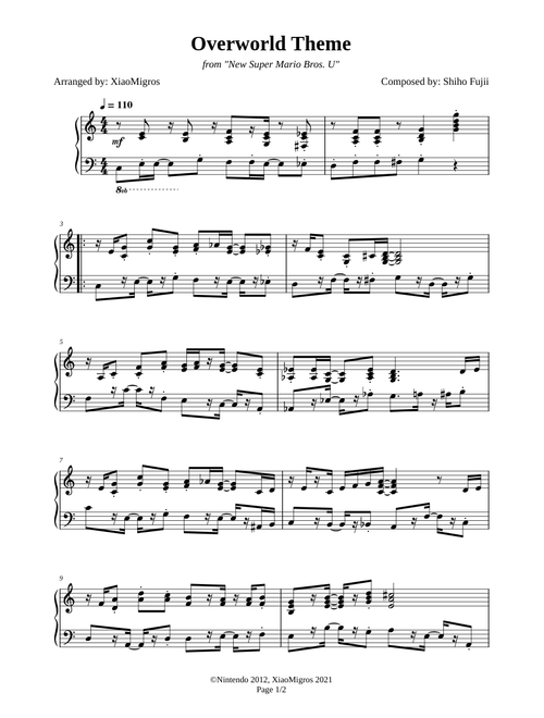 Overworld Theme - New Super Mario Bros. U