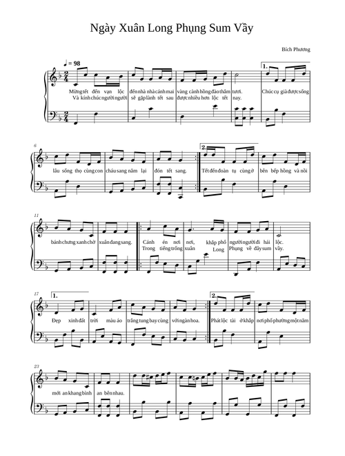Ngày Xuân Long Phụng Sum Vầy – Bích Phương