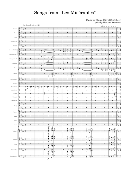 Songs from "Les Misérables"