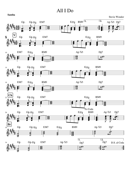 All I Do - Stevie Wonder